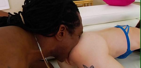  Tattooed babe anally screwed by bbc